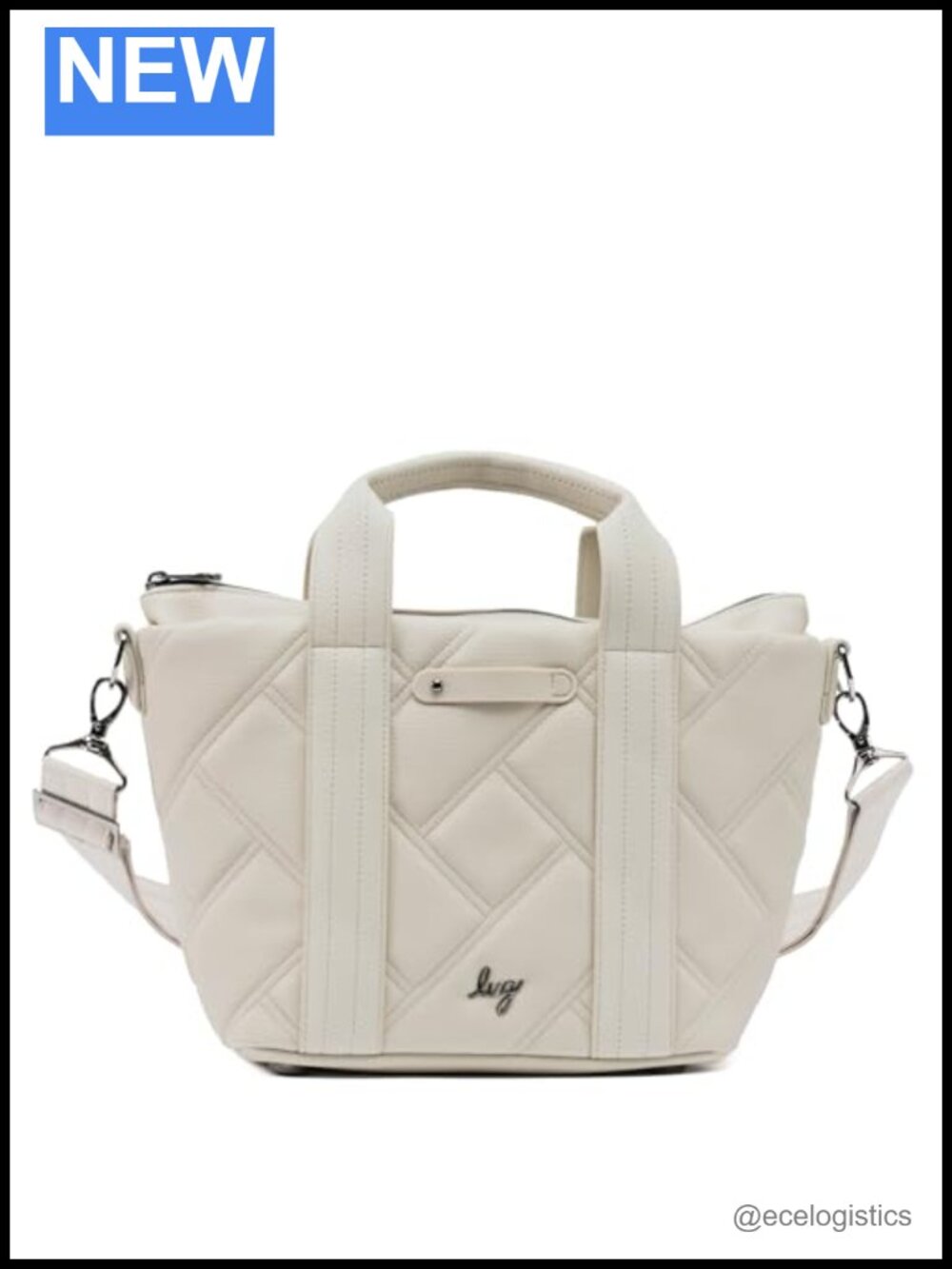 Lug Crossbody Bag Vegan Leather Matte Luxe VL with Adjustable Strap